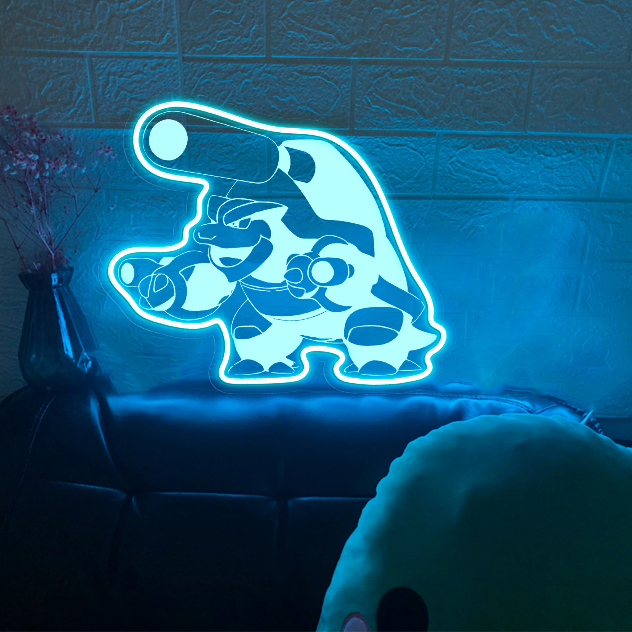 Blastoise Laser Signs Pokemon Wall Art