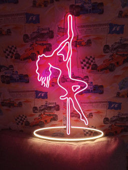 Pole Dance Neon Sign, Club Neon Sign, Nightclubs And Bars, Neon Sign For Pole Dancing, Fitness Studios Neon Sign, Strip Club Neon Sign