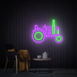 Tractor Neon Sign, Tractor Wall Decor, Custom Tractor Neon Sign, Farm House Decor Farmer Gift, Tractor Led Light Gift for Him Neon Sign Art