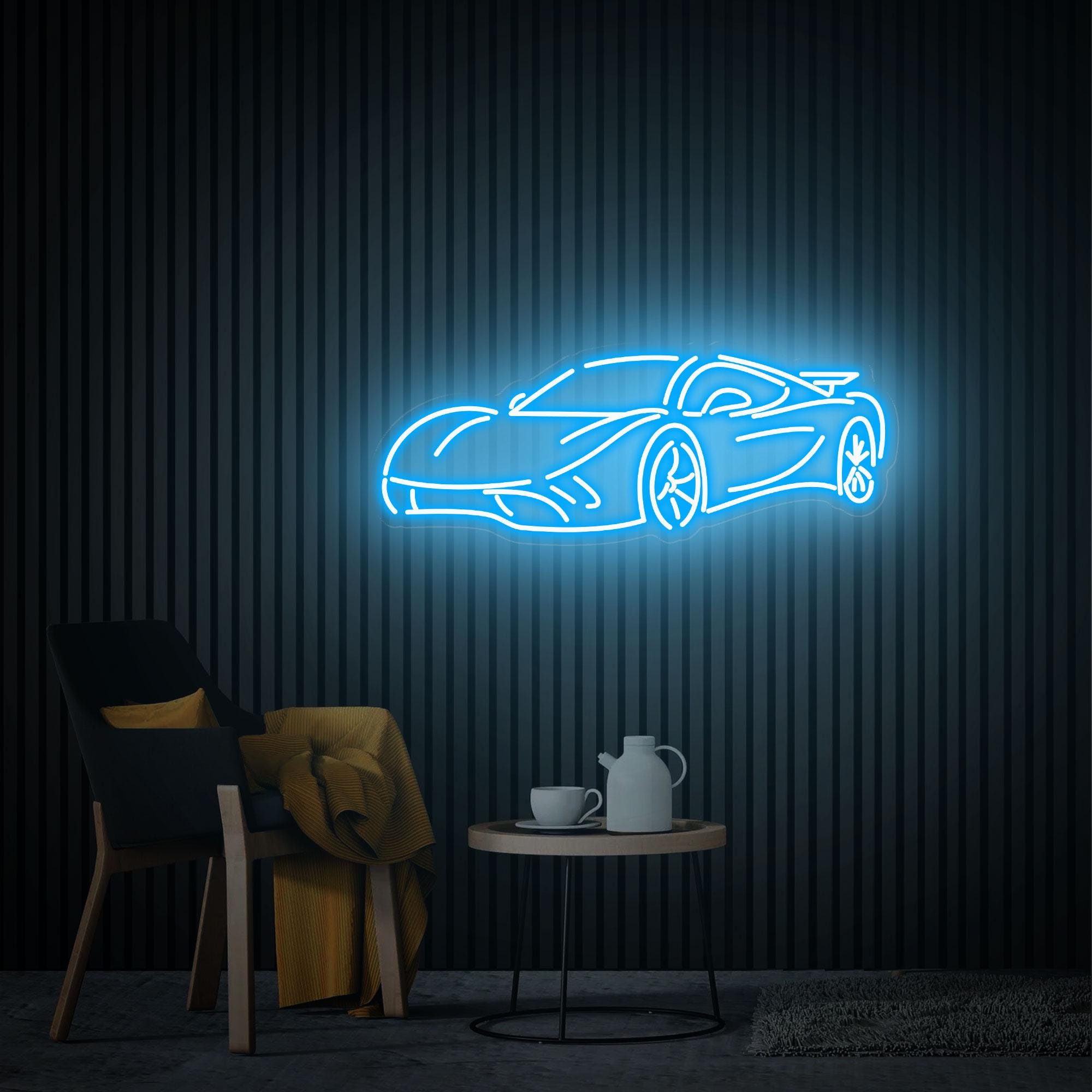 Car Neon Sign, Custom Car Neon Sign, Garage Decor Wall Art LED Light for Home Store Club, Man Cave Neon Art Best Men Gift, Bedroom Neon Sign