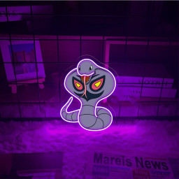 Arbok UV Signs Pokemon Wall Art