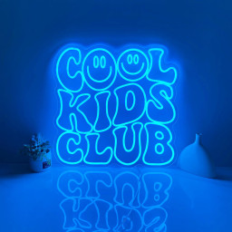 Cool Kids Club Neon Sign, Cool Kids Club Led Light Sign, Kids Party Wall Art, Home Bedroom Decor Custom Neon Sign Personalized Chistmas Gift