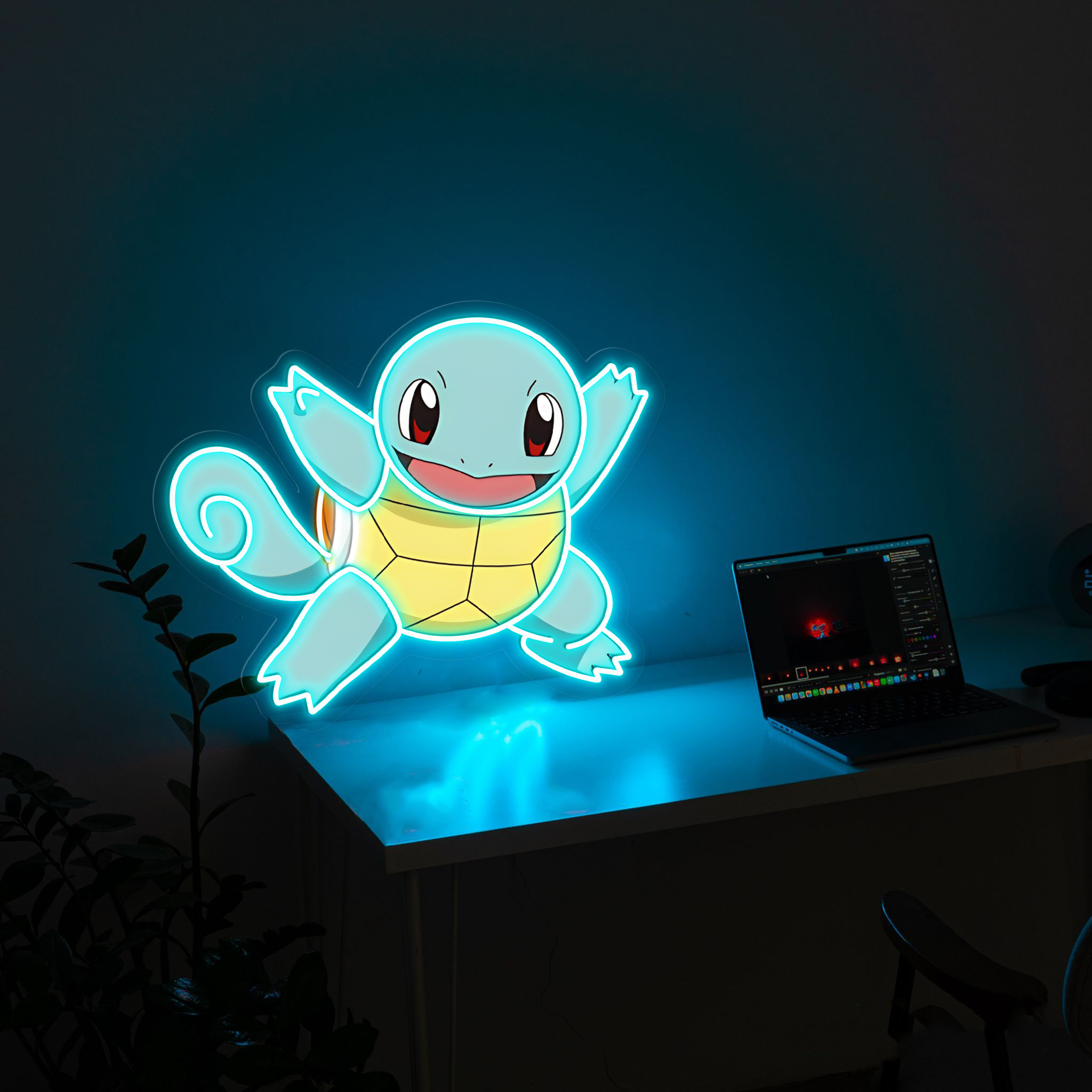 Squirtle Pokemon UV Signs