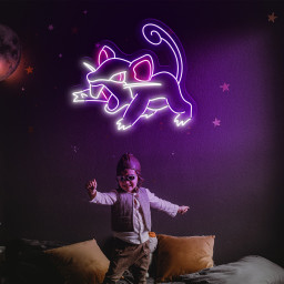 Rattata Neon Signs Pokemon Wall Art