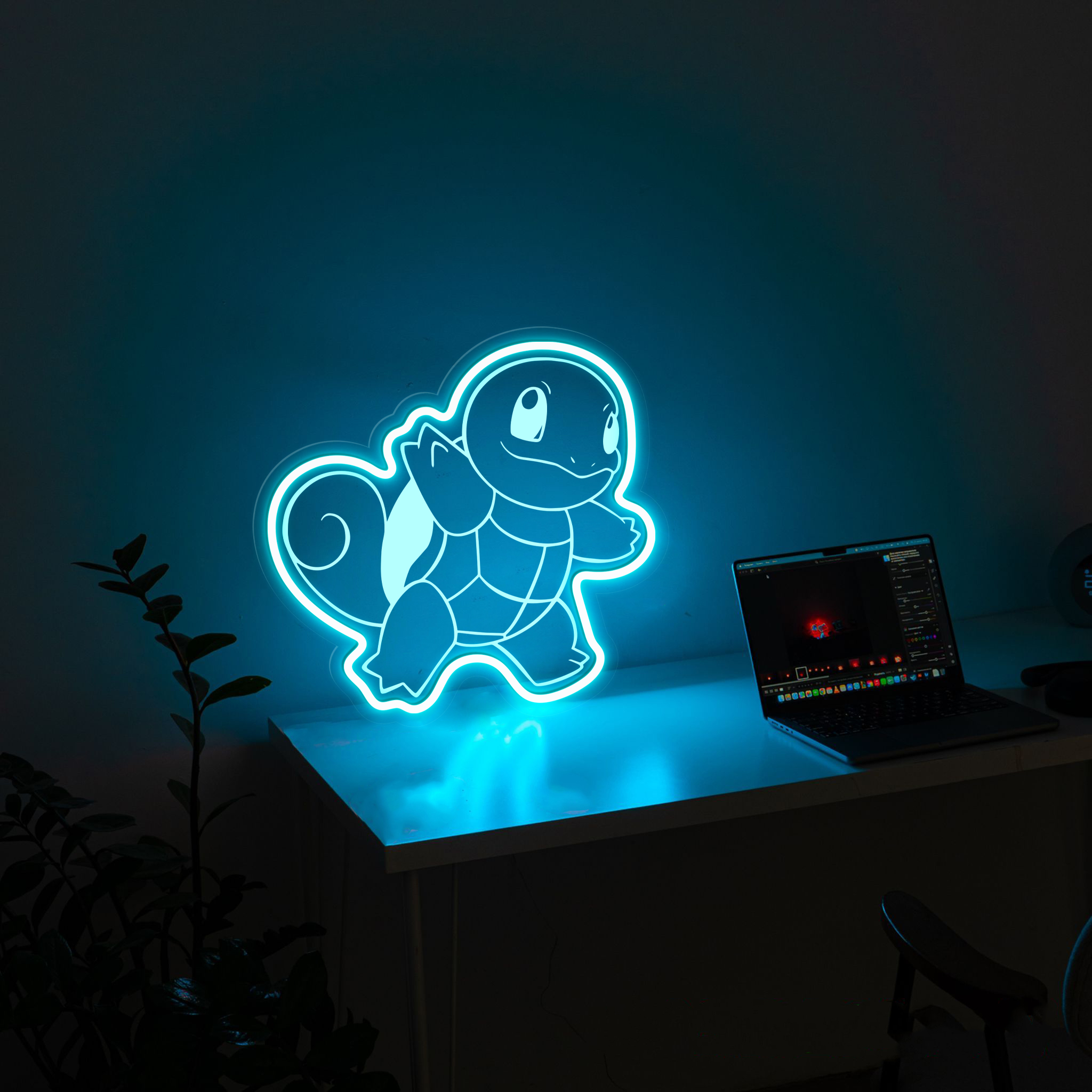 Pokemon Squirtle Laser Signs