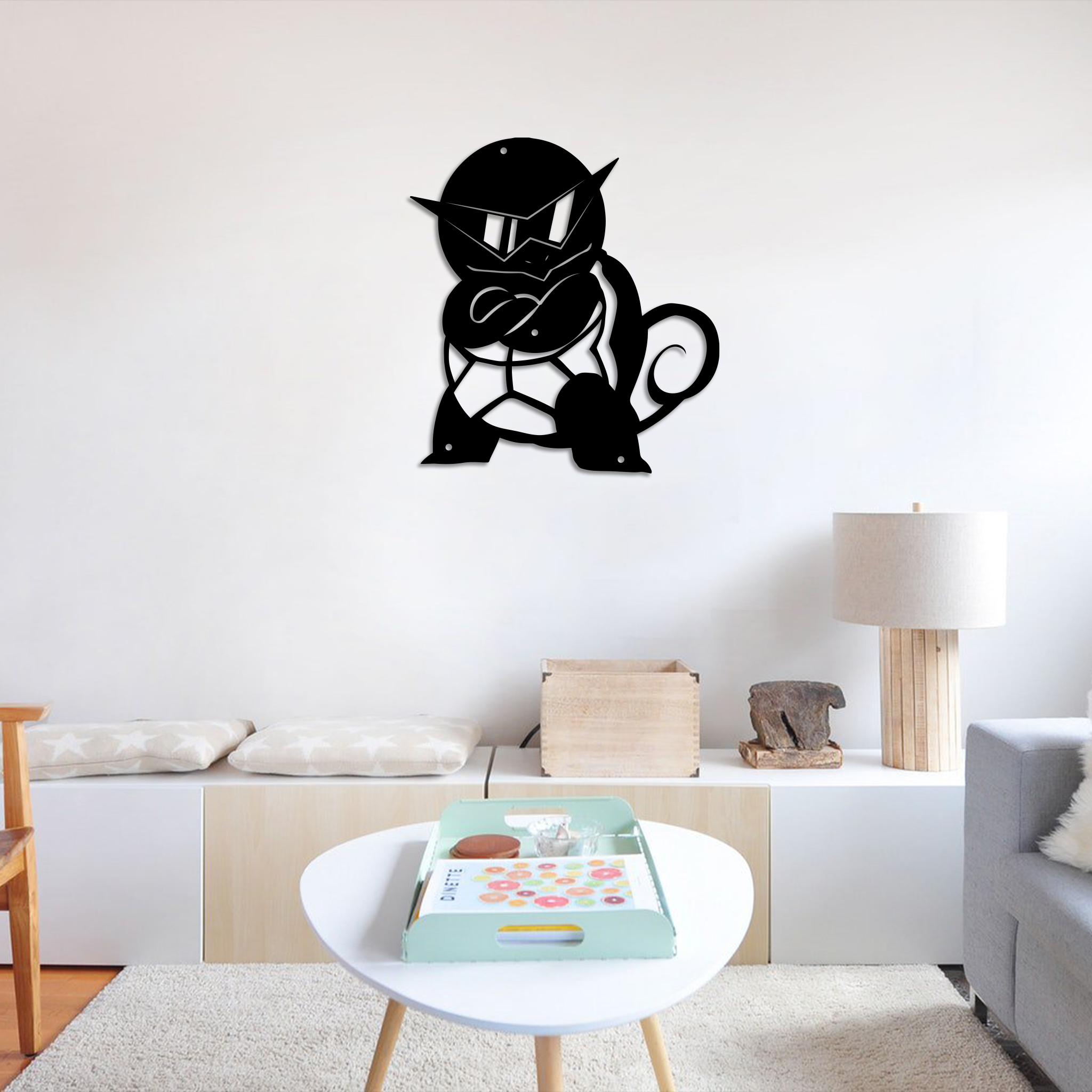 Squirtle Pokemon Metal Signs Anime Wall Art