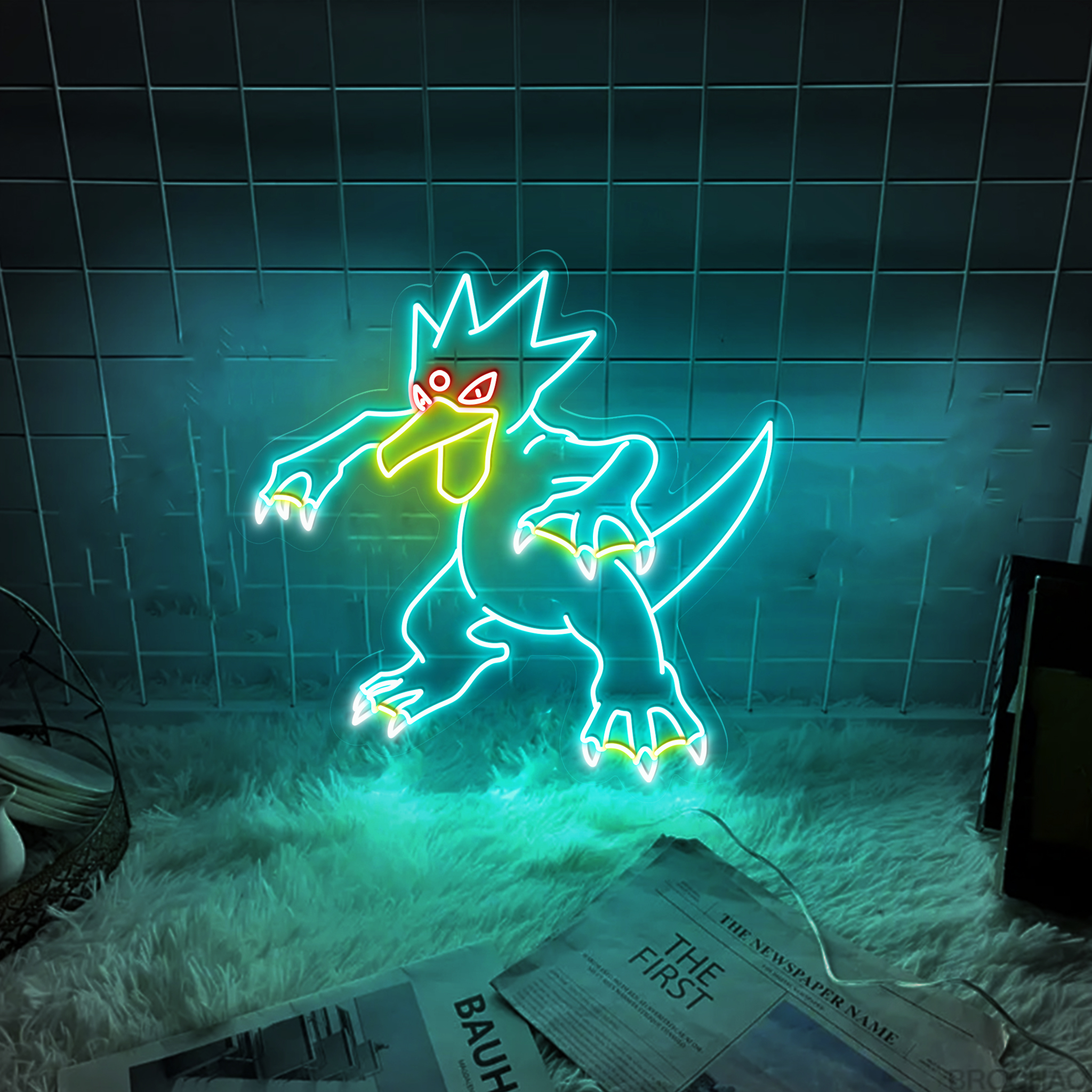 Pokemon Golduck Neon Signs