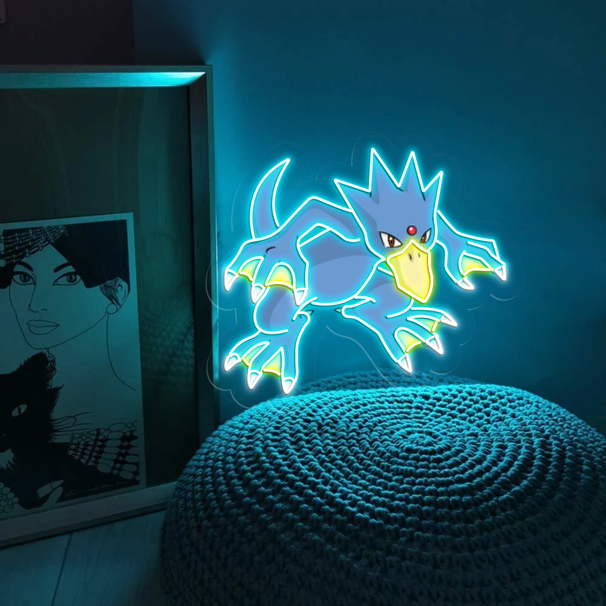 Golduck Pokemon UV Signs