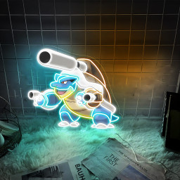 Blastoise UV Signs Pokemon Wall Art