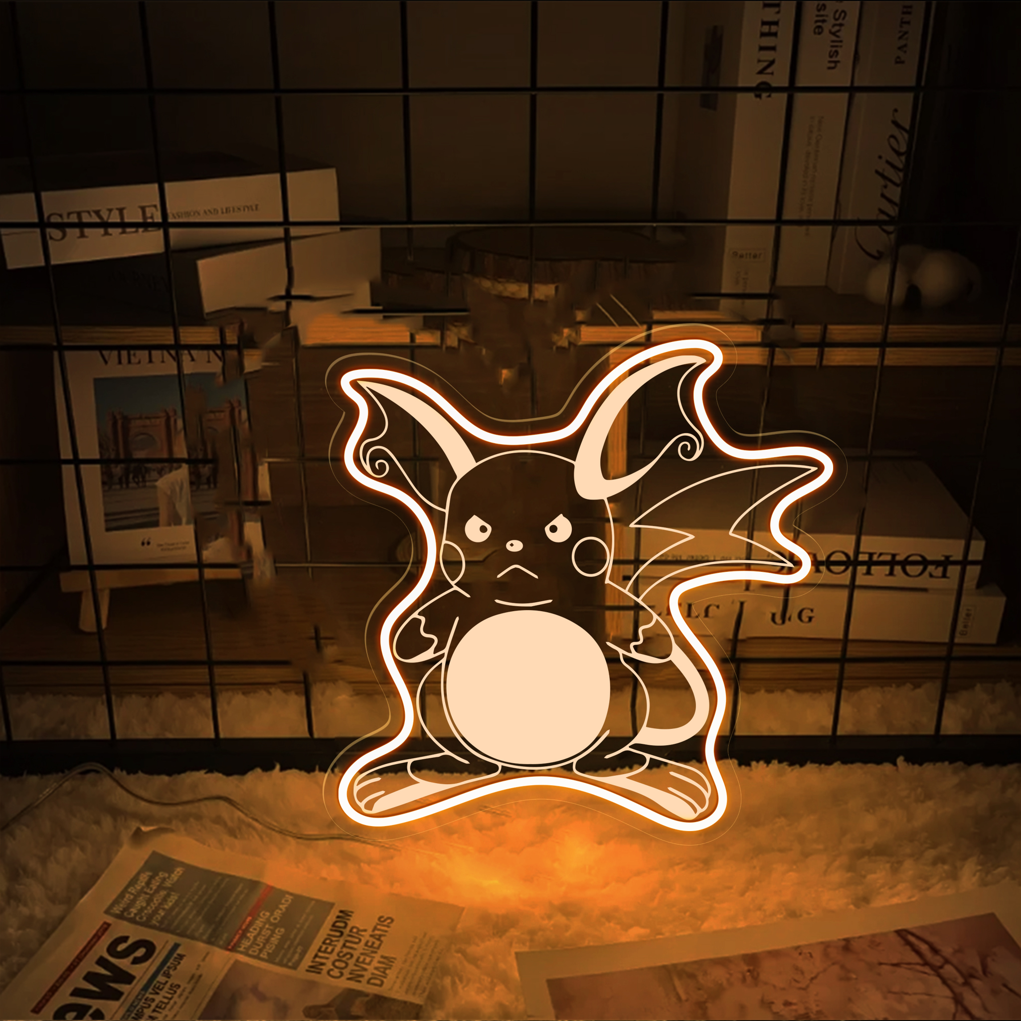 Pokemon Raichu Laser Signs
