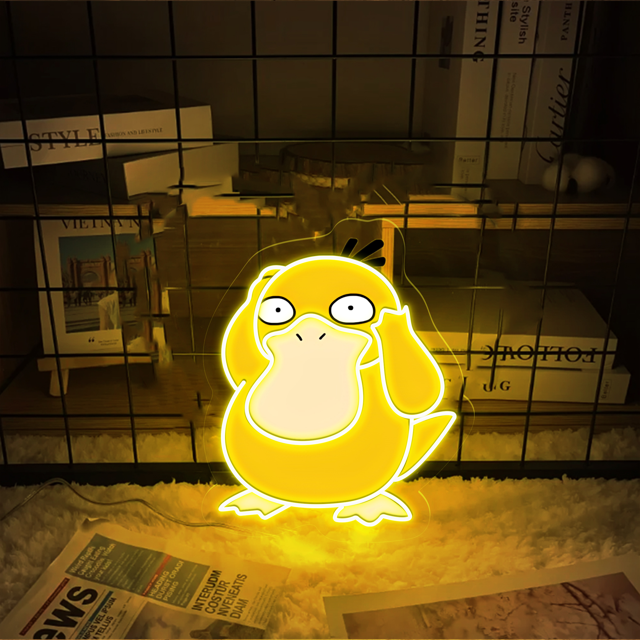 Psyduck Pokemon UV Signs