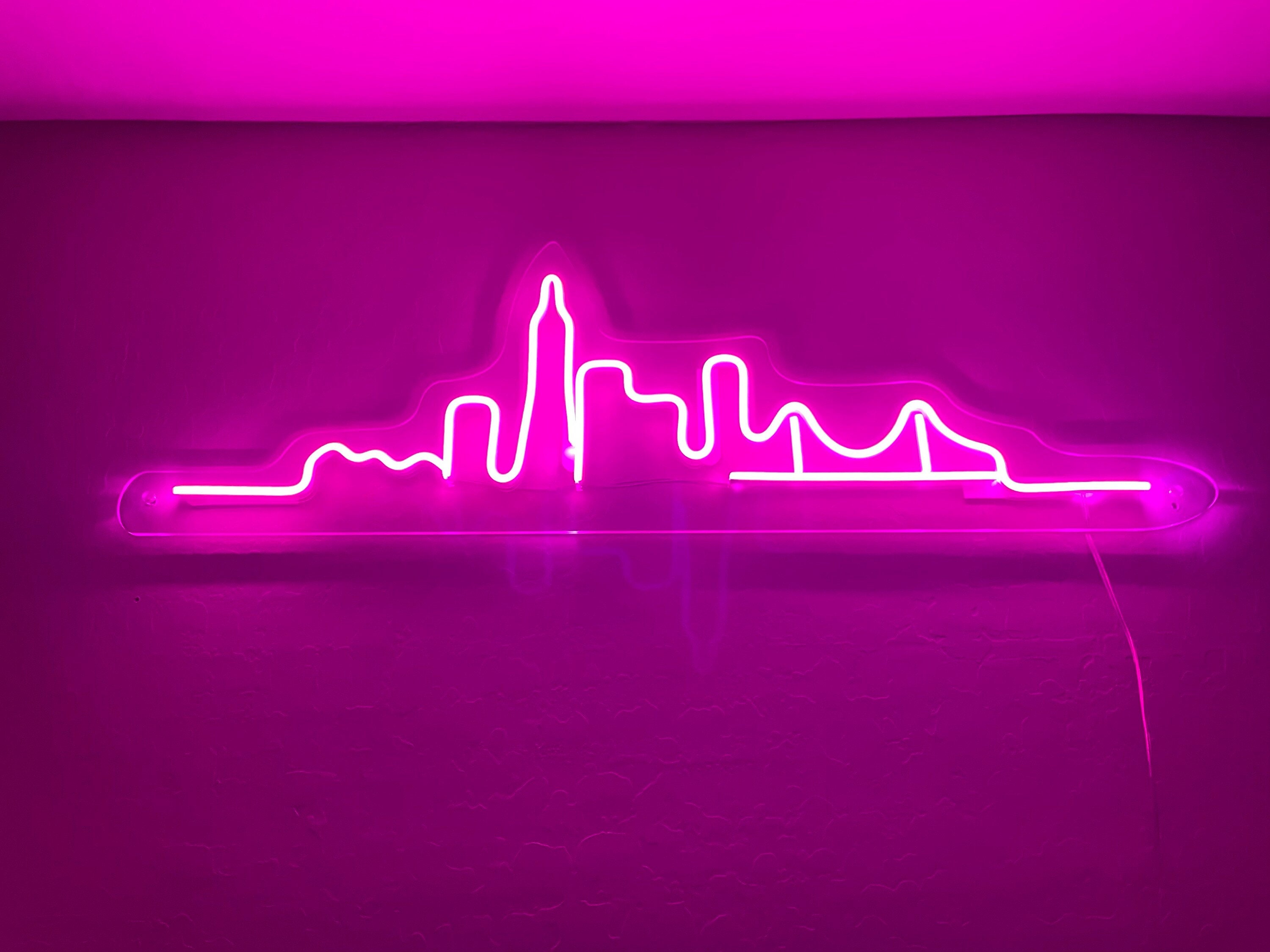 San Francisco Skyline Neon Sign, San Francisco Sign, City Skyline Sign, City Neon Sign, Neon Sign Decor, Skyline Decor, San Francisco Decor