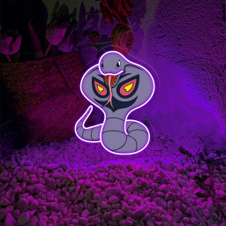 Arbok UV Signs Pokemon Wall Art