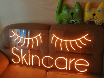 Custom Salon Neon Sign, Beauty Room Wall Decoration Lights, Lashes Wall Decor, Beauty Salon Neon Sign Decor, Salon Decor for Wall