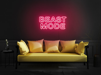 Beast Mode Neon Sign, Beast Mode Wall Decor, Fitness Neon Sign, Gym Neon Sign, Neon Sign Wall Decor