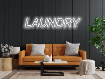 Neon Sign Laundry, Inscription Laundry Led Light, Neon Sign For Laundry Business, Laundry Logo Neon Sign, Laundry Text Led Light