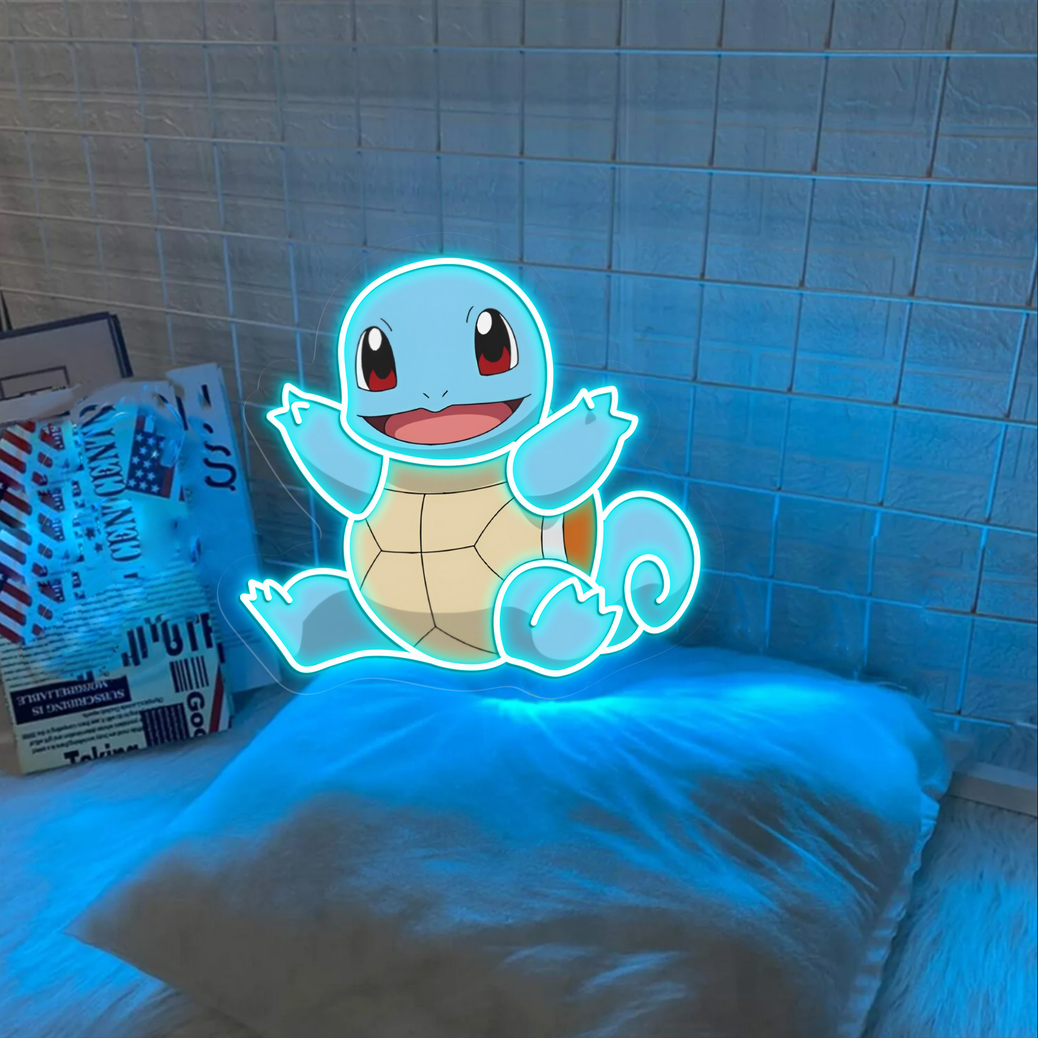 Squirtle Pokemon UV Signs Pokemon Wall Art