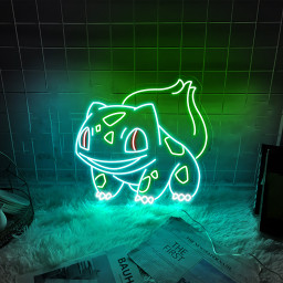 Bulbasaur Pokemon Neon Signs