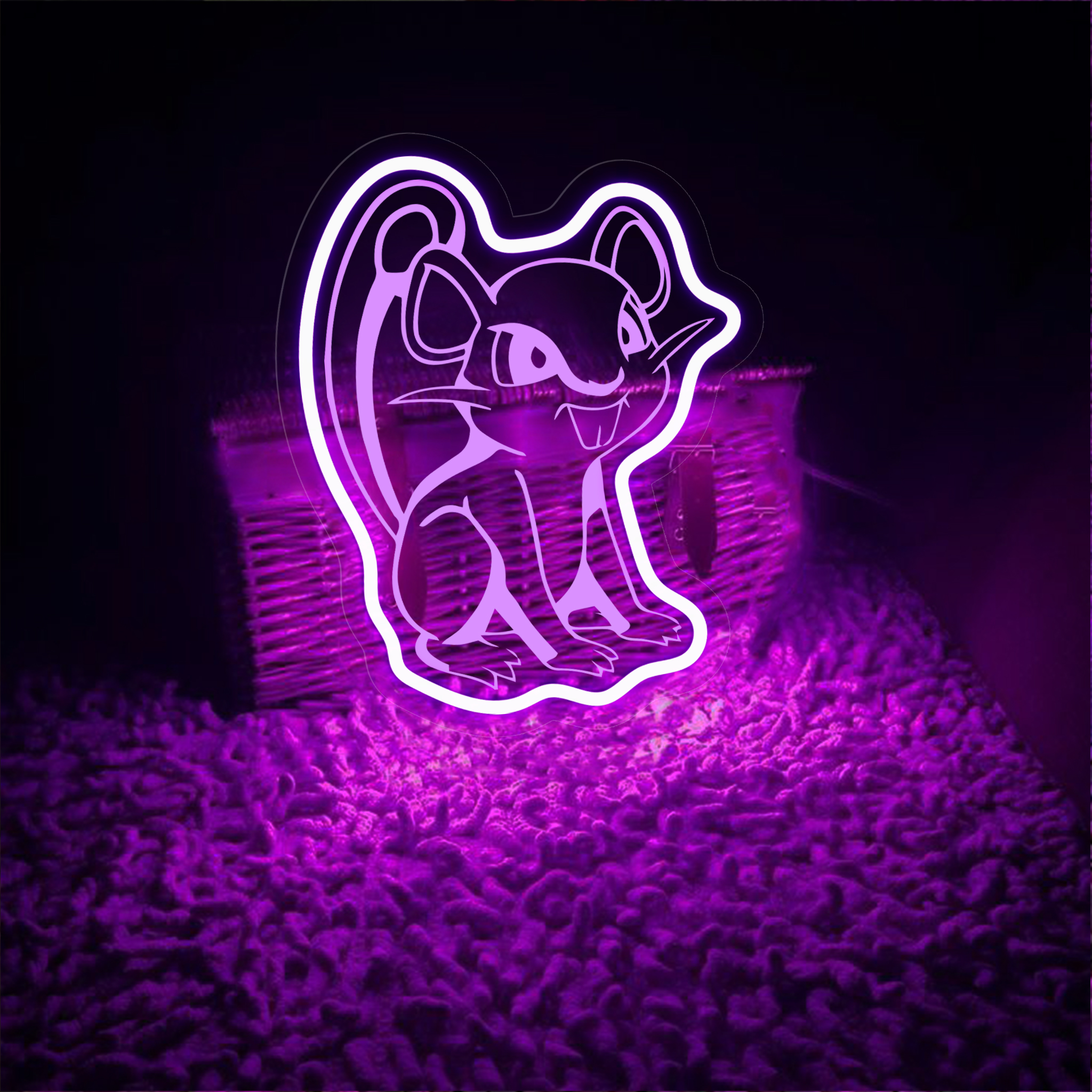 Pokemon Rattata Laser Signs