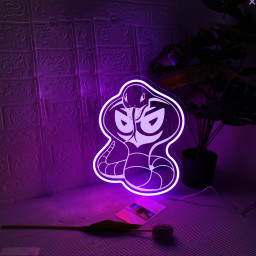 Arbok Laser Signs Pokemon Wall Art
