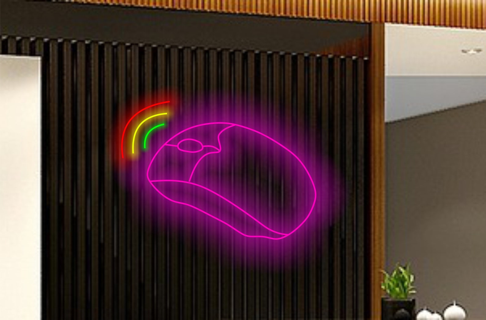 Computer Mouse Neon Sign, Gaming Mouse Neon Light, Led Mouse Sign, Computer Accessories Neon Sign, Glowing Mouse Decoration