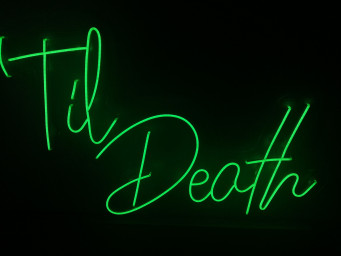 Til Death Neon Sign, Til Death For Wedding, Til Death For Home Decor, Custom Til Death Neon Sign, Personalized Til Death Neon Sign