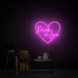 Drunk in Love Neon Sign, Custom Wedding Sign, Wedding Backdrop, Home Decor Personalized Gift, Neon Sign Art, Wedding Decor Gift for Couple