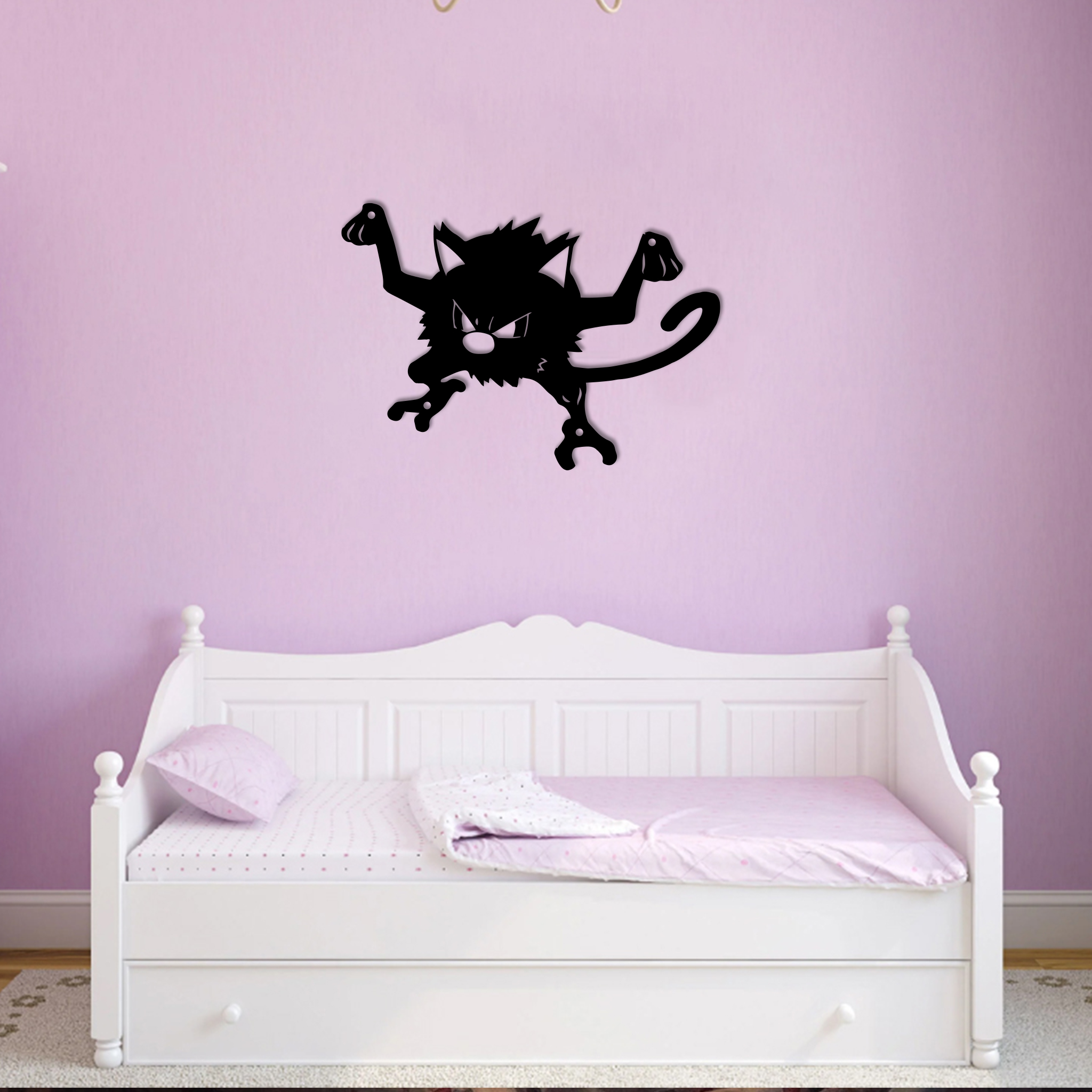 Pokemon Mankey Metal Signs