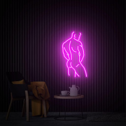 Man Neon Sign, Man Art, Male Body Art, Custom Neon Sign, Bedroom Neon Sign, Masculine Man Wall Art, Man Body Wall Art, Gay Love Art Gift