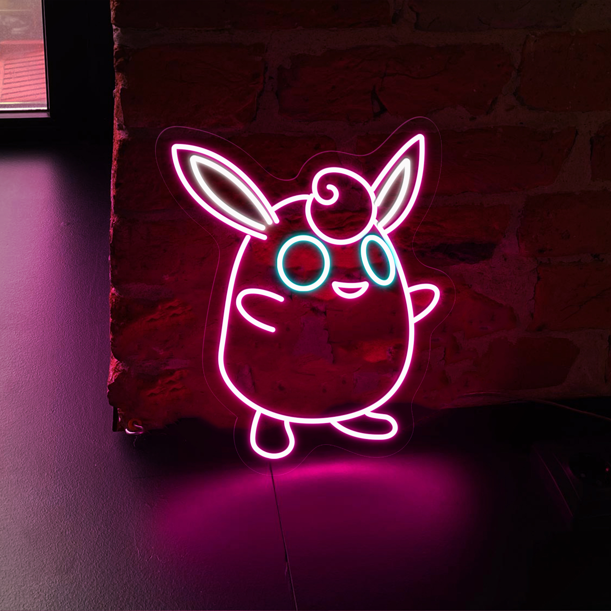 Pokemon Wigglytuff Neon Signs