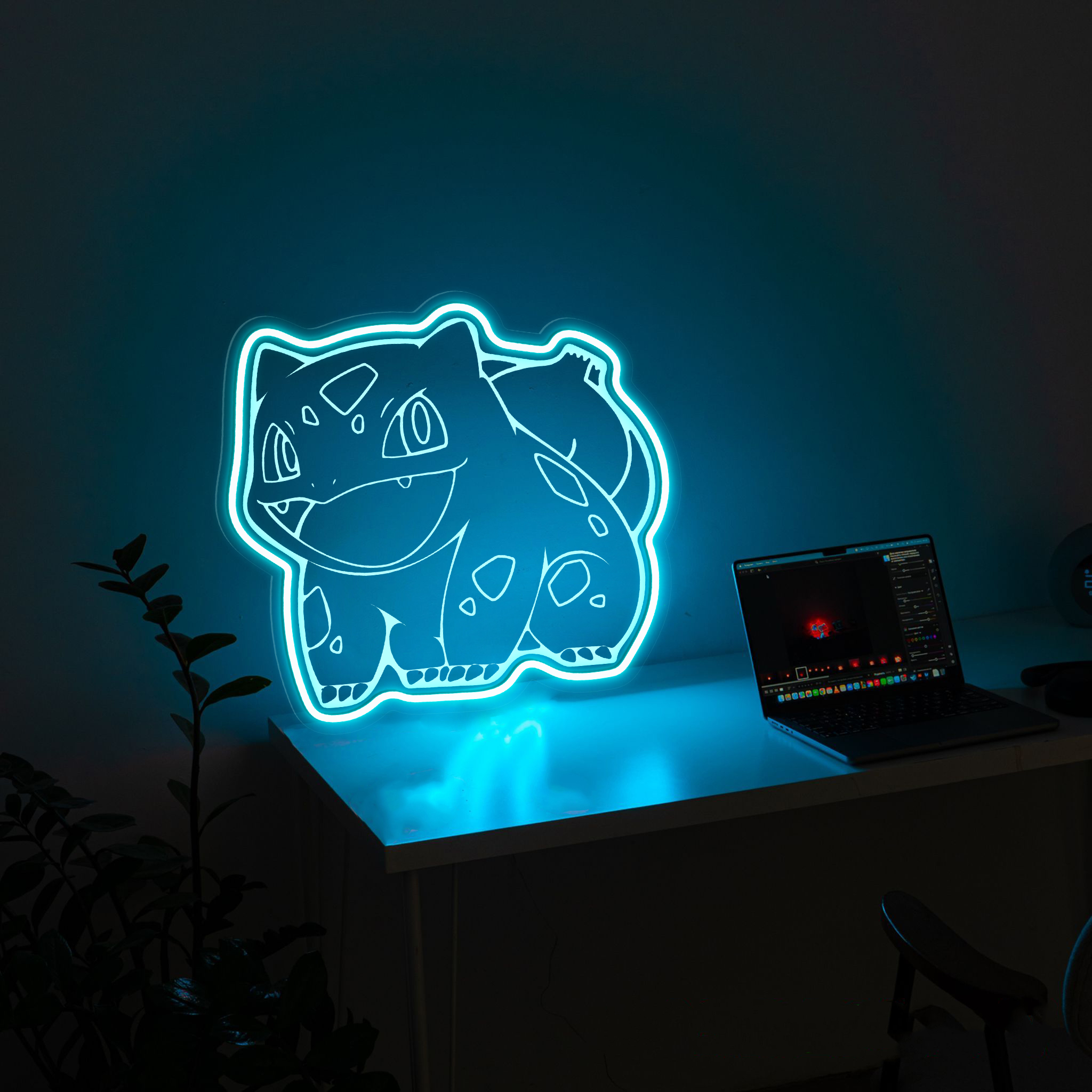 Pokemon Bulbasaur Laser Signs