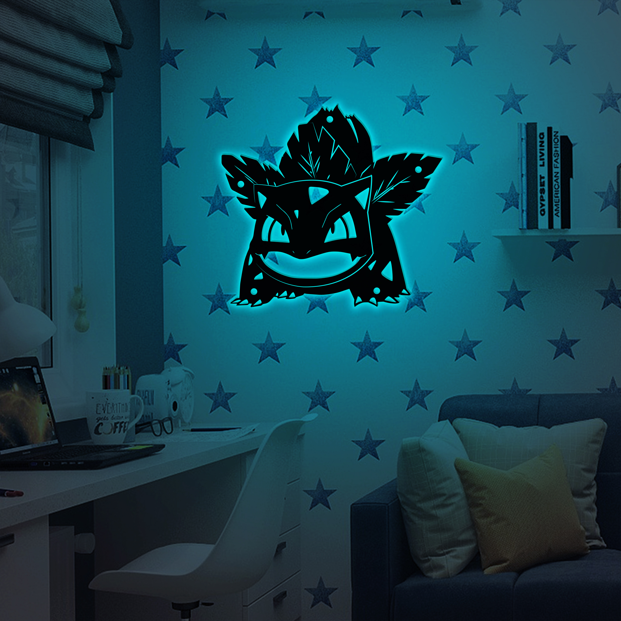 Pokemon Ivysaur Metal Signs