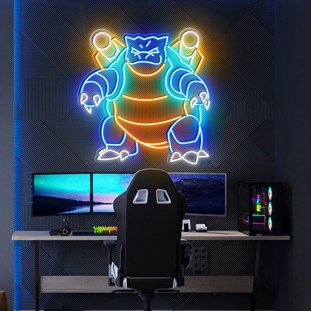 Pokemon Blastoise Neon Signs