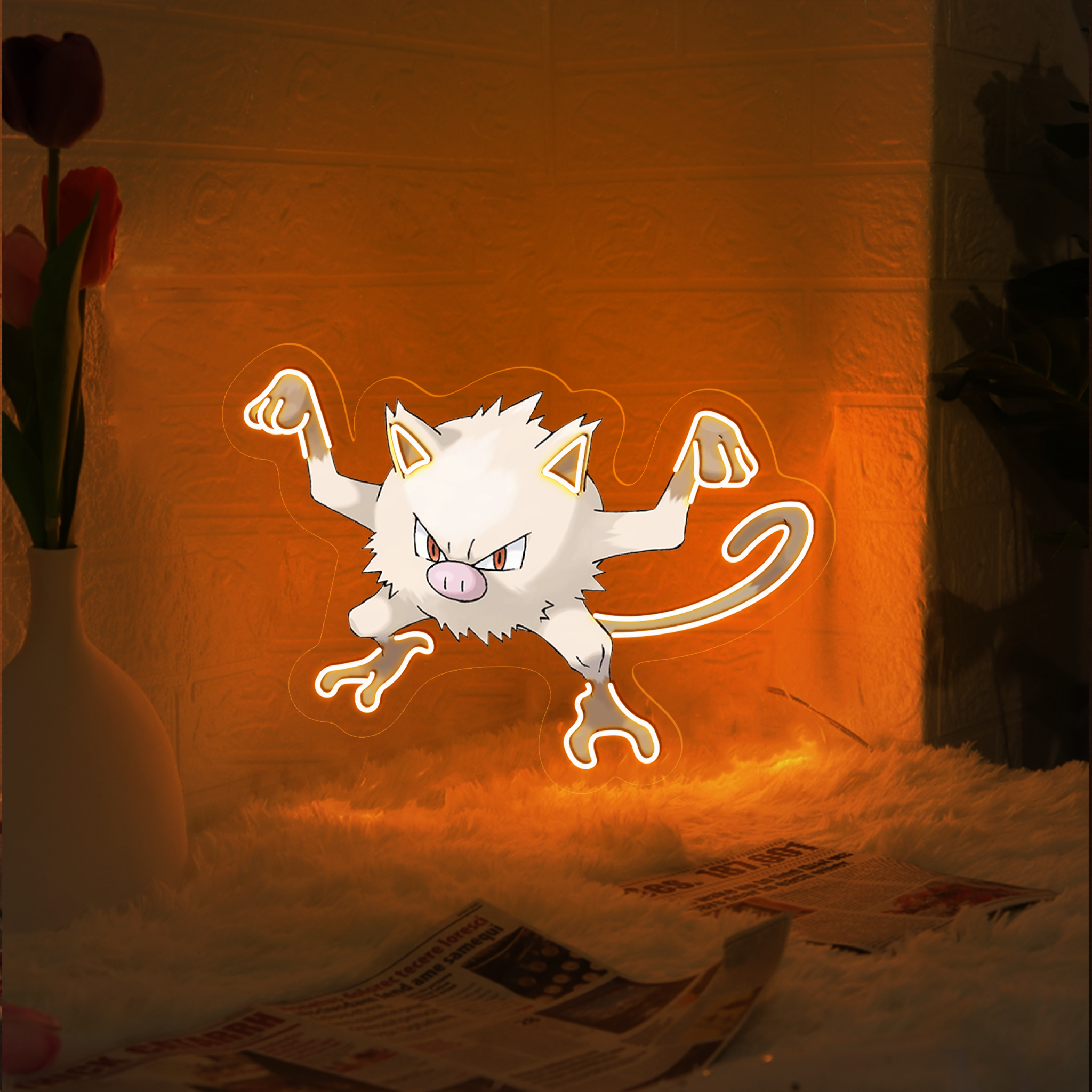 Pokemon Mankey UV Signs