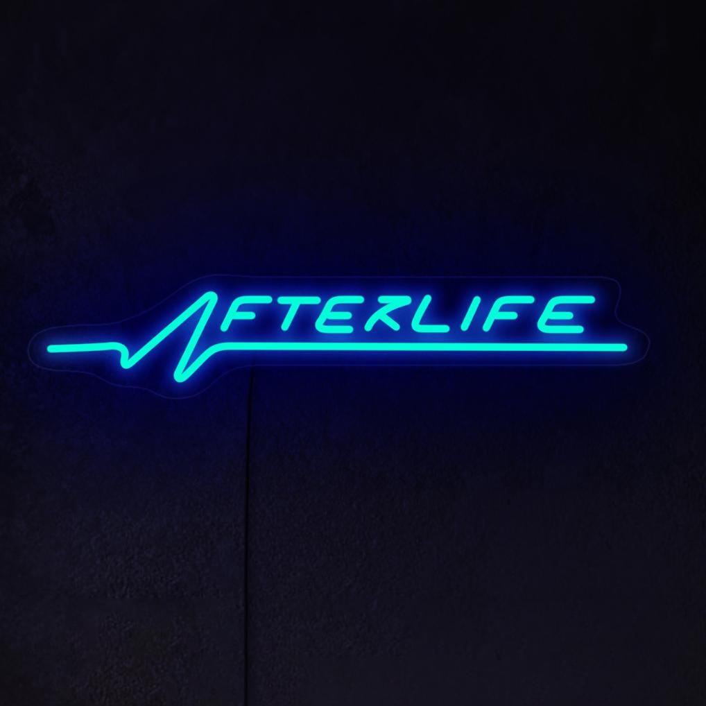 Afterlife Neon Sign, Cyberpunk 2077 Neon Sign, Afterlife Bar Sign, Gamer Neon Sign, Cyberpunk 2077 Wall Decor, Gamer Decor, Afterlife Decor