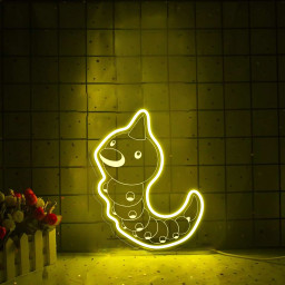 Weedle Laser Signs Pokemon Wall Art