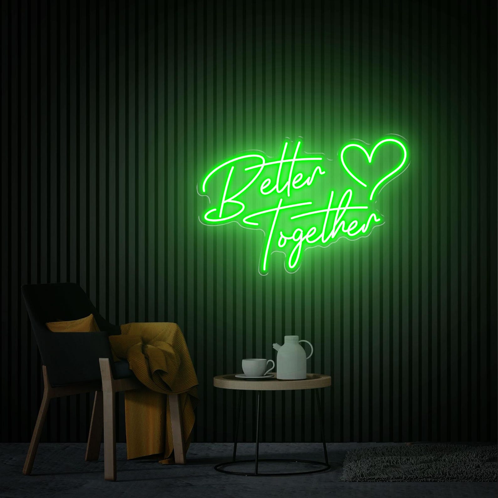 Better Together Neon Sign, Wedding Decor Custom Neon Sign, Neon Party Sign, Wedding Gifts Modern Wedding Engagement Gifts, Bedroom Neon Sign