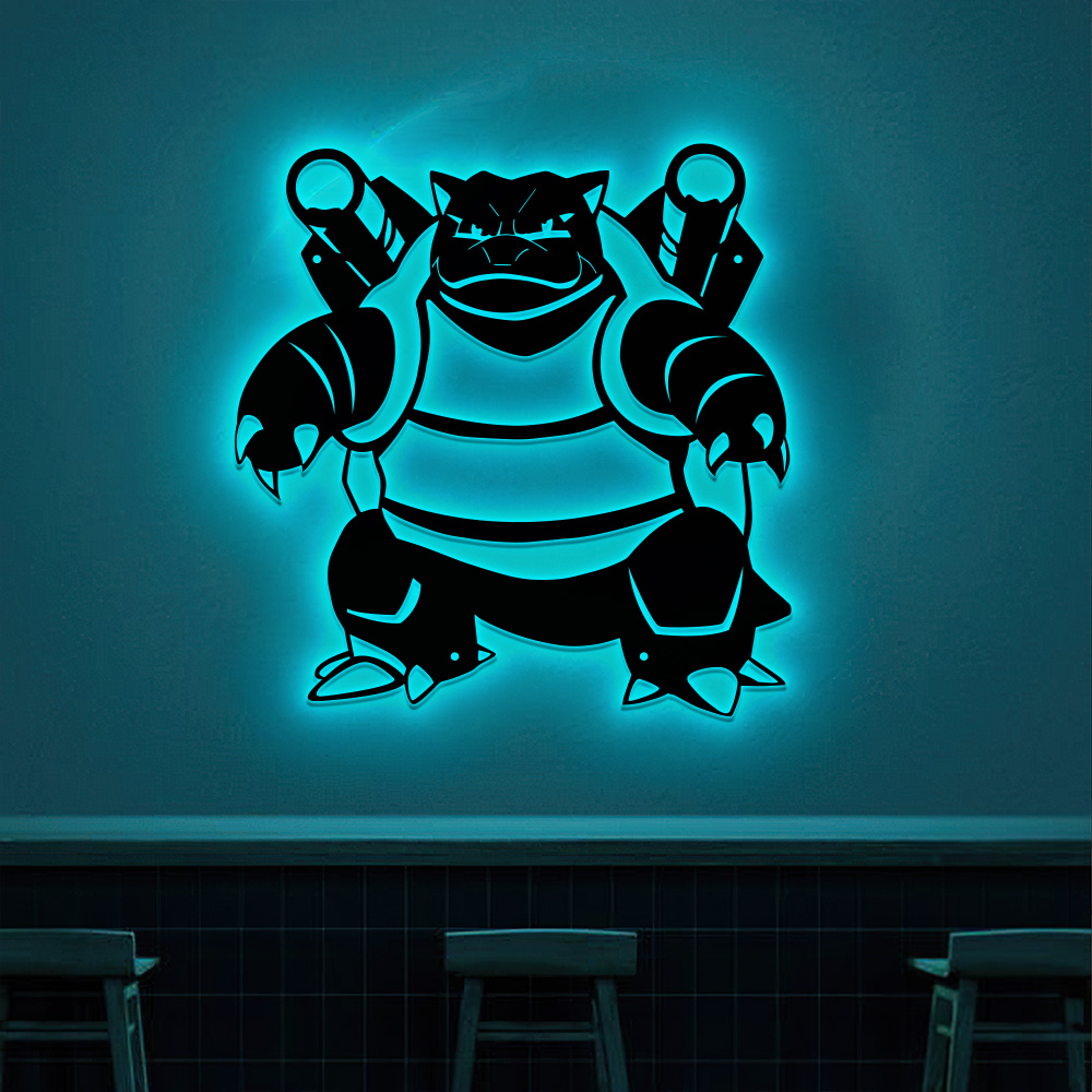 Pokemon Blastoise Metal Signs