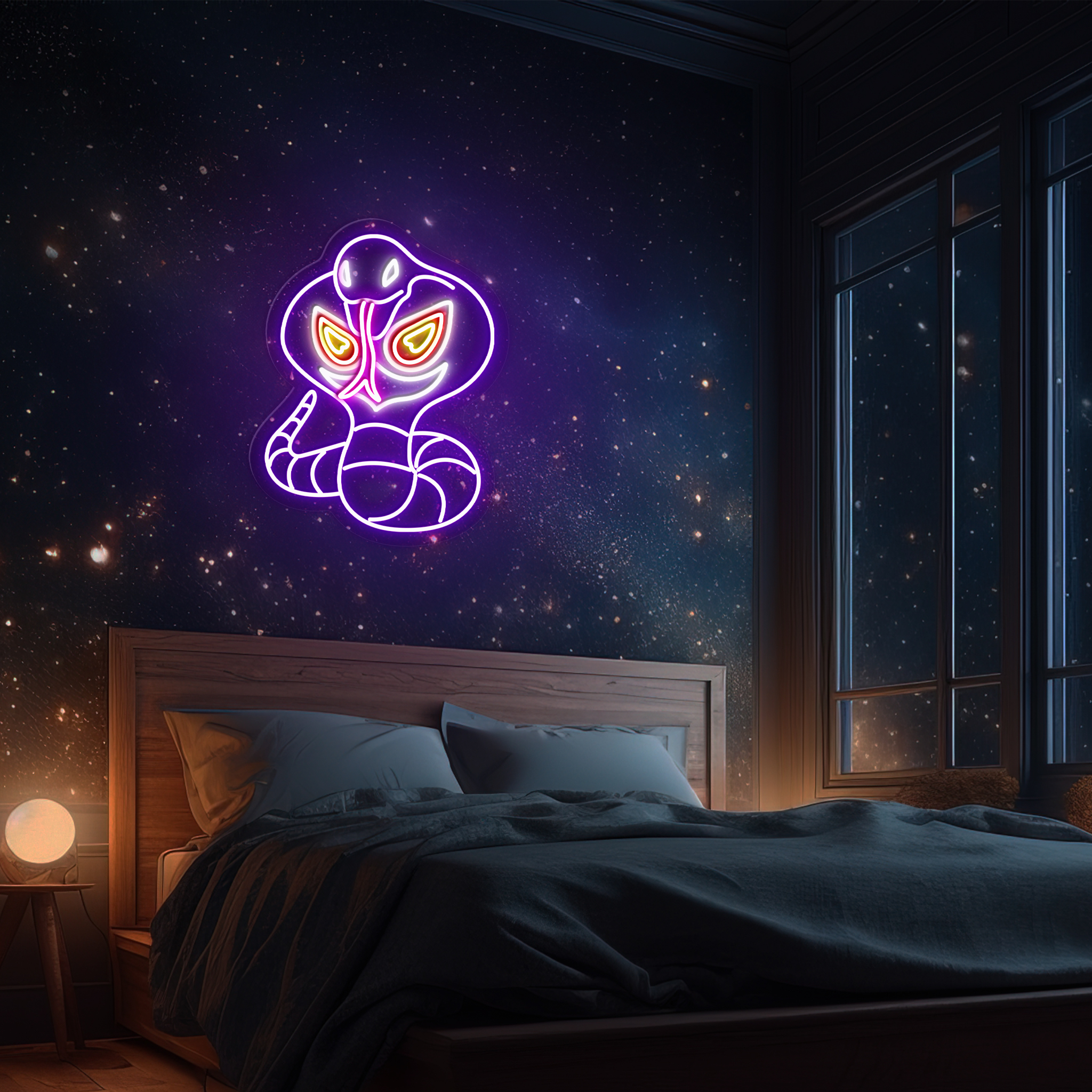 Arbok Neon Signs Pokemon Wall Art
