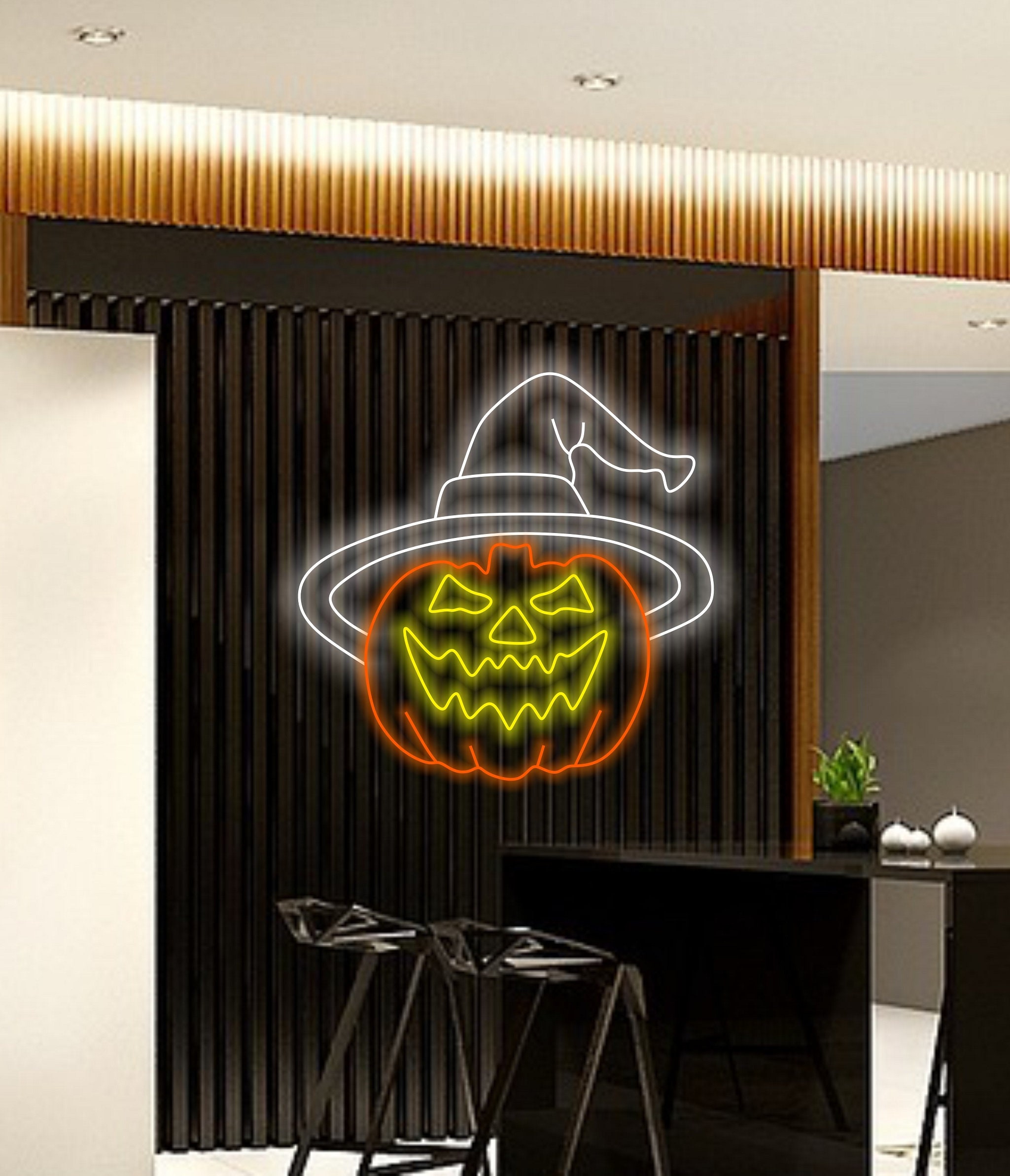 Pumpkin Neon Sign Halloween, Unique Halloween Neon Decor, Halloween Pumpkin Neon Light, Specialty Halloween Neon Sign, Pumpkin Glow Sign