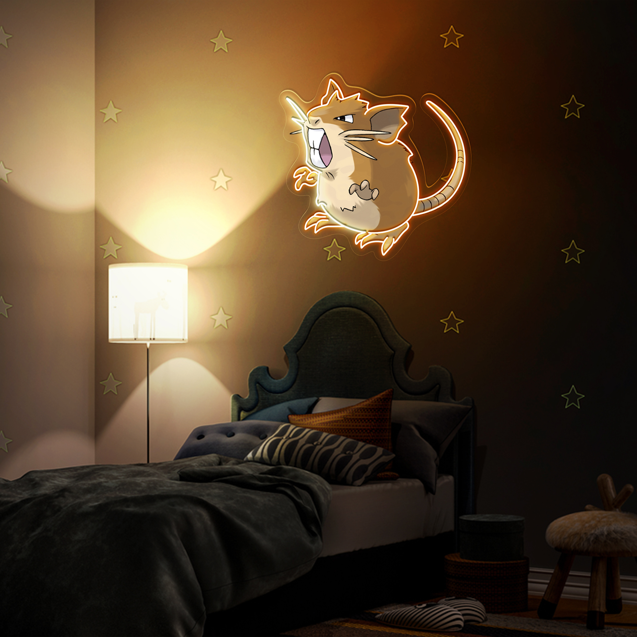 Pokemon Raticate UV Signs