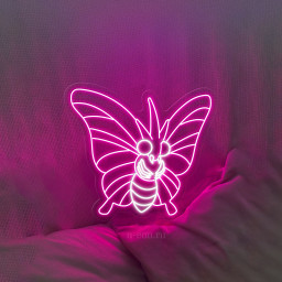 Pokemon Venomoth Neon Signs
