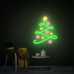 Christmas Tree Neon Sign,  Christmas Gifts, Custom Christmas Neon Sign, Christmas Event Party Decor Christmas Gift Festival Neon Art Xmas