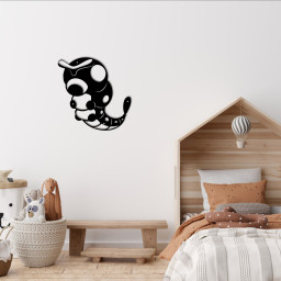 Caterpie Metal Signs Pokemon Wall Art