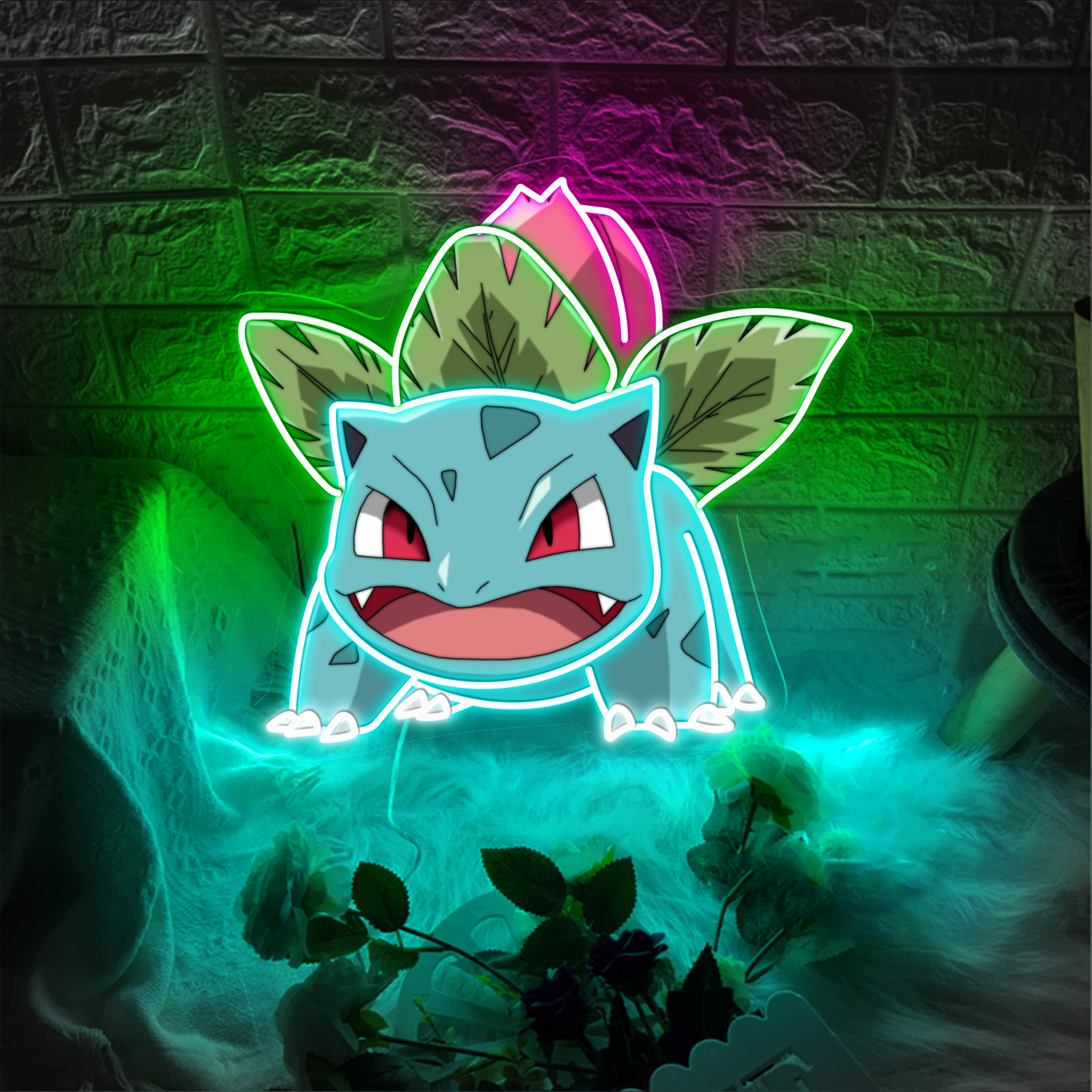 Pokemon Ivysaur UV Signs