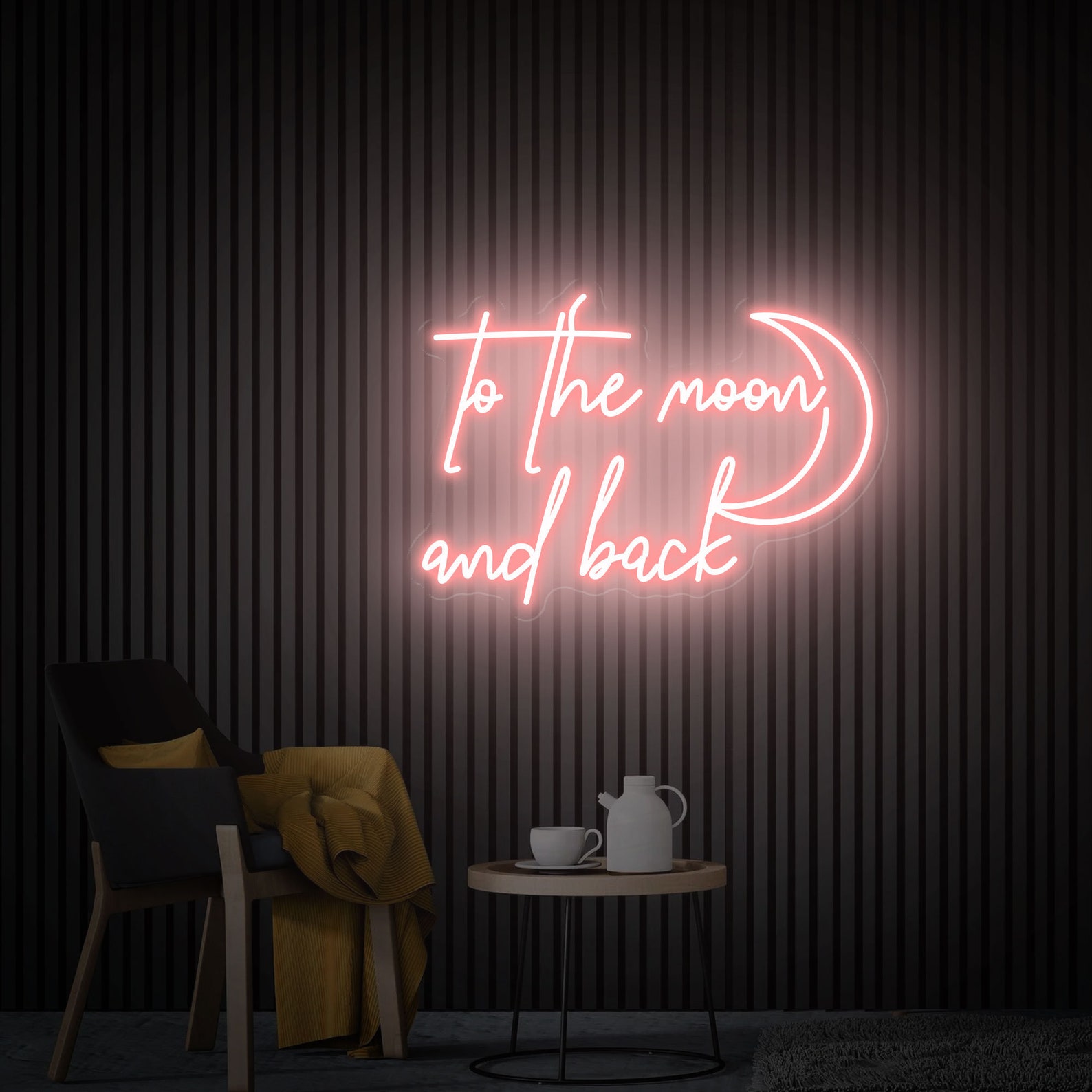 To The Moon and Back Neon Sign, Neon Wedding Sign, Custom Led Neon Sign, Wedding Engagement Party Decor, Bedroom Neon Sign, Wedding Gifts