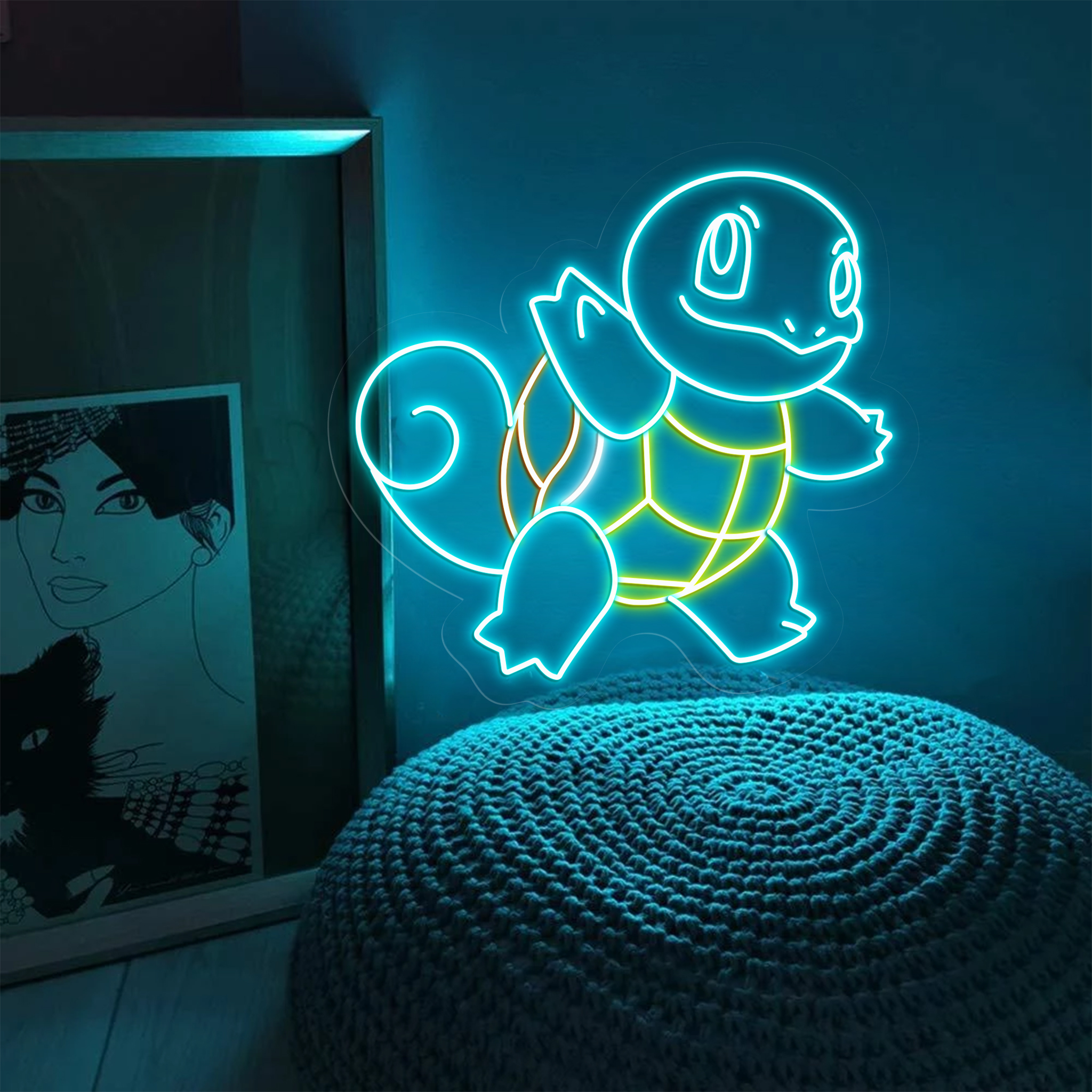 Pokemon Squirtle Neon Signs