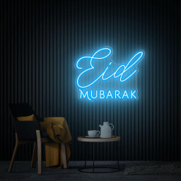 Eid Mubarak Neon Sign, Eid Mubarak Wall Art, Eid Celebrations Ramadan Wall Hanging, Custom Led Neon Sign Ramadan Party Decor, Muslim Gifts