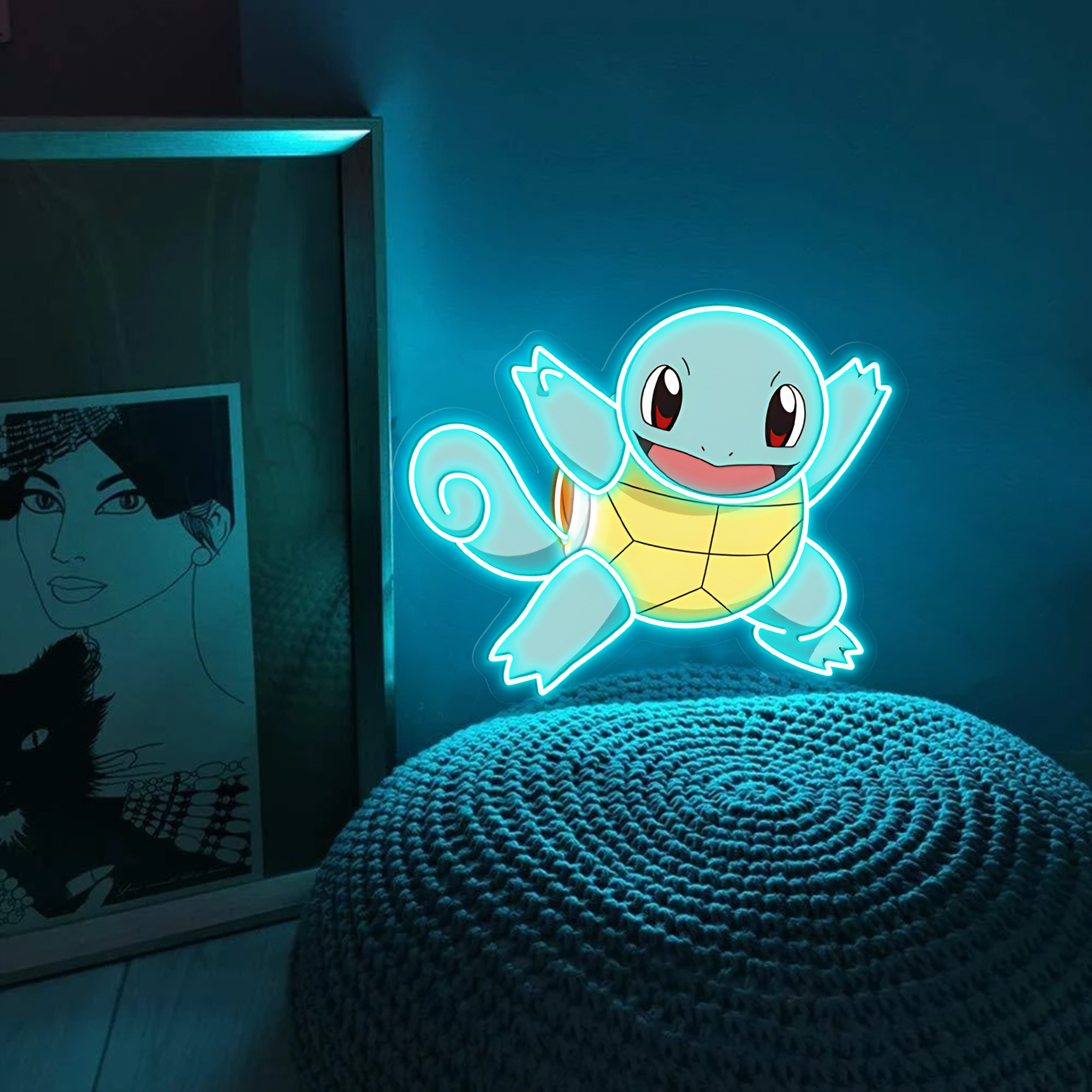 Squirtle Pokemon UV Signs