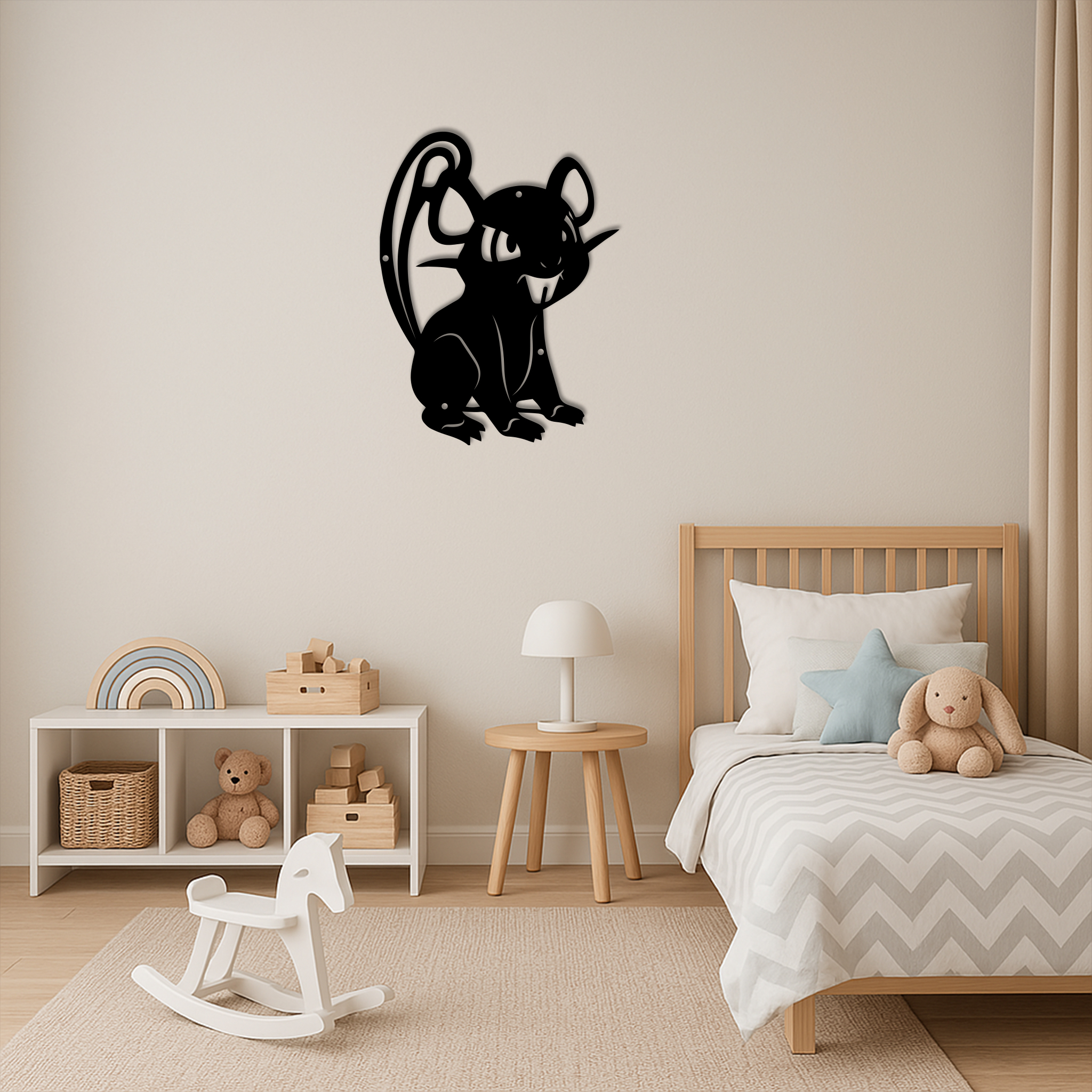 Pokemon Rattata Metal Signs